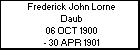 Frederick John Lorne Daub
