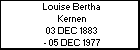 Louise Bertha Kernen