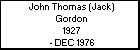 John Thomas (Jack) Gordon