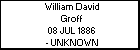 William David Groff