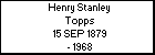 Henry Stanley Topps