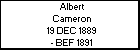 Albert Cameron