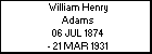 William Henry Adams
