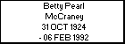 Betty Pearl McCraney