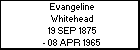 Evangeline Whitehead