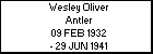 Wesley Oliver Antler