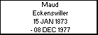 Maud Eckenswiller
