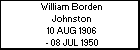 William Borden Johnston