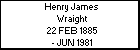 Henry James Wraight
