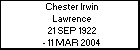 Chester Irwin Lawrence