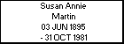 Susan Annie Martin