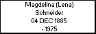 Magdelina (Lena) Schneider