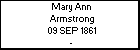 Mary Ann Armstrong