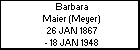 Barbara Maier (Meyer)