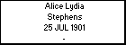 Alice Lydia Stephens