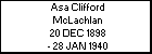 Asa Clifford McLachlan