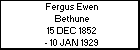 Fergus Ewen Bethune