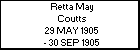 Retta May Coutts