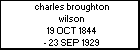 charles broughton wilson