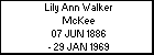 Lily Ann Walker McKee