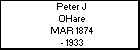 Peter J OHare