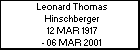 Leonard Thomas Hinschberger