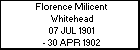 Florence Milicent Whitehead