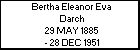 Bertha Eleanor Eva Darch