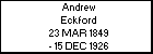 Andrew Eckford
