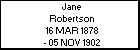 Jane Robertson