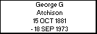 George G Atchison