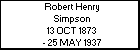 Robert Henry Simpson