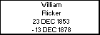 William Ricker