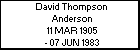 David Thompson Anderson