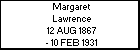 Margaret Lawrence