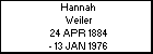 Hannah Weiler