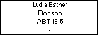 Lydia Esther Robson