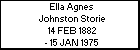 Ella Agnes Johnston Storie