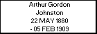 Arthur Gordon Johnston