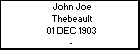John Joe Thebeault