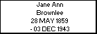 Jane Ann Brownlee