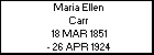 Maria Ellen Carr