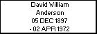 David William Anderson