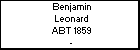 Benjamin Leonard