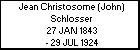Jean Christosome (John) Schlosser