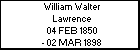 William Walter Lawrence