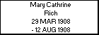 Mary Cathrine Rich
