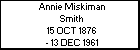 Annie Miskiman Smith