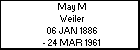 May M Weiler