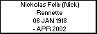 Nicholas Felix (Nick) Rennette